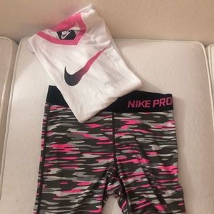Nike Shirt and Legging Set